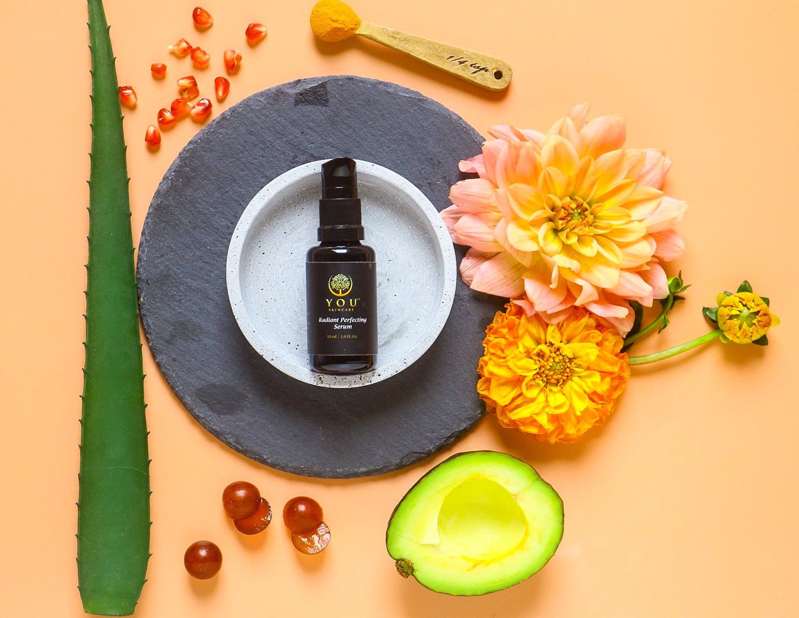 Radiant Facial Serum Perfecting serum for Glowing Healthy-Looking Skin YOU skincare